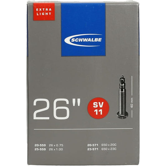 SCHWALBE [Genuine product] Lightweight tube for 26 x 1.00, 650 x 23C Presta style 40mm valve 11SV