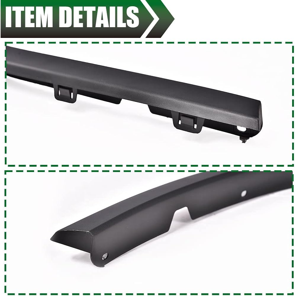 G-PLUS Fender Flare Joup Grand Cherokey 2011-2016 Front Wheel Opening Molding Trim Black (Front Driver & Suppira Site side)