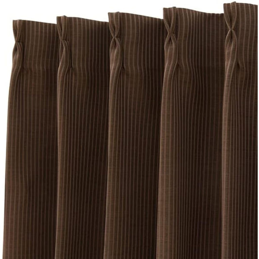 [Nitori] NITORI Blackout 1st Grade/Flame Retardant Curtain Palette ST Brown 100X200 2 Pieces 7319432