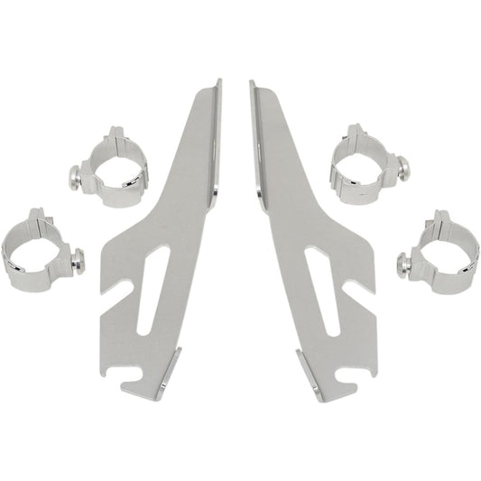 Memphis Shades BatWing Fairing Polished Trigger-Lock Mount Kit