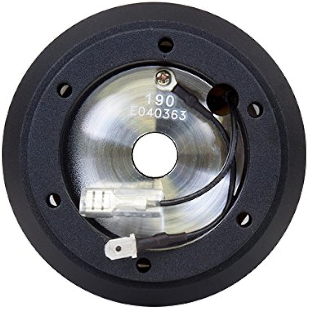 NRG Innovations NRG-SRK-190H Racing Style Cover Quick Release Short Hub Adapter 6 x 70mm Bolt Pattern Black Body