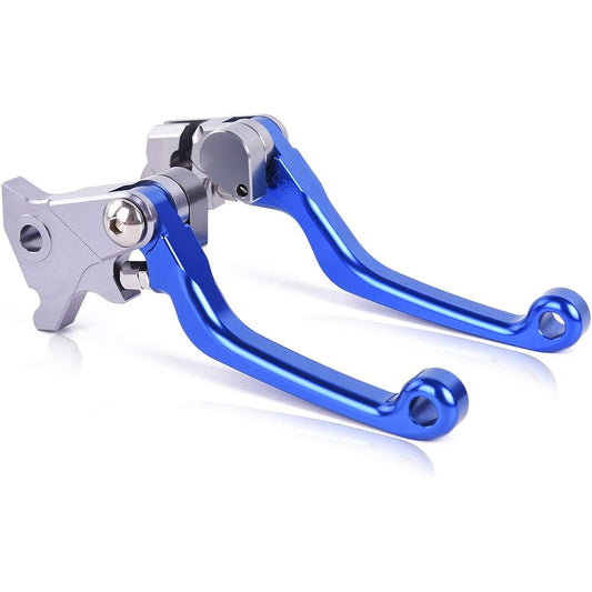 motor-mh Blue Pivot Dirt Bike Brake Clutch Levers for Yamaha TTR 125L/LE/LE 2000-2019, TTR 225 2000