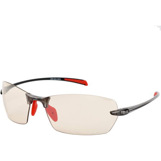 L-BALANCE EYES Walking Glasses LBW-324-2 Clear Gray & Red/Light Brown