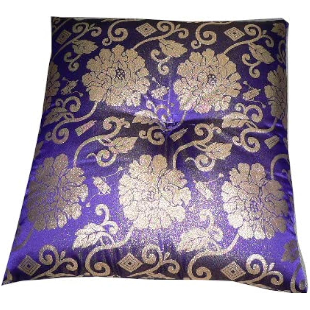 Every Bedding Factory Sanuki Zabuton Gold Lame Karakusa Gobutsu Zabuton, 1 Piece, Rui (68 x 72cm), Made in Japan, Memorial Service Zabuton, Gozen Zabuton, Buddhist Altar Zabuton