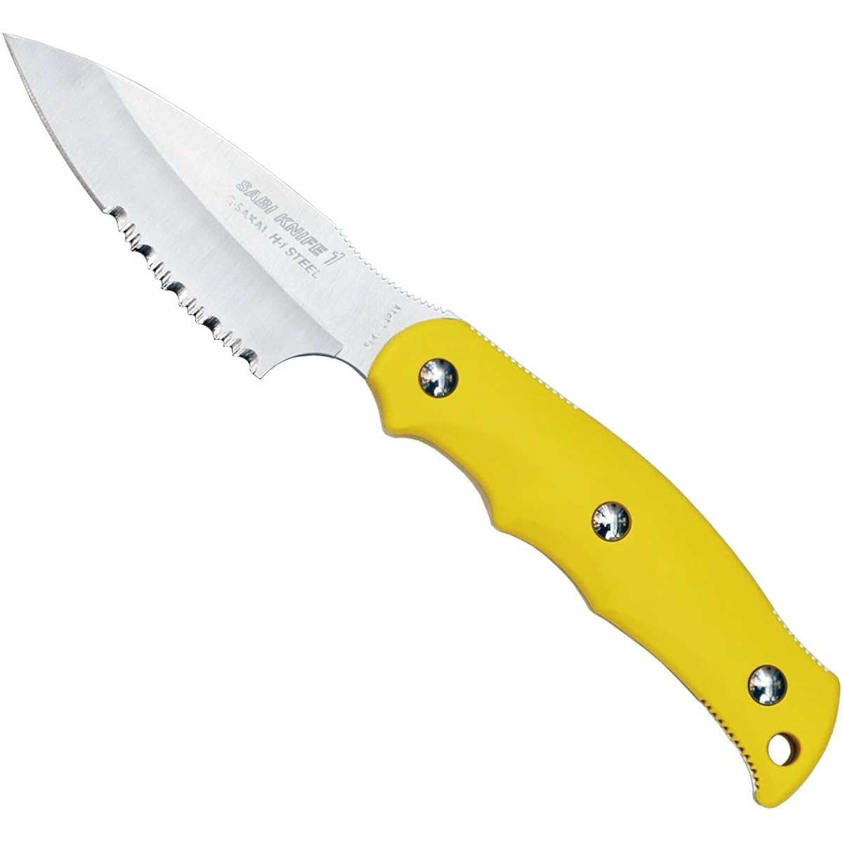 G SAKAI Survival Knife Made in Japan Rust-resistant Steel Fishing Fishing Fishing Outdoor New Sabi Knife 1 Camping Mini Knife