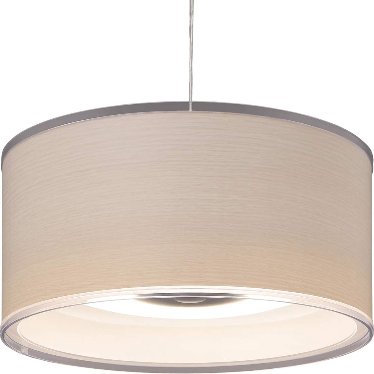 Iris Ohyama LED Pendant Light 6 Tatami Dimmable Design Pendant Light Metal Circuit Series Deep White Oak PLM6D-FDWO