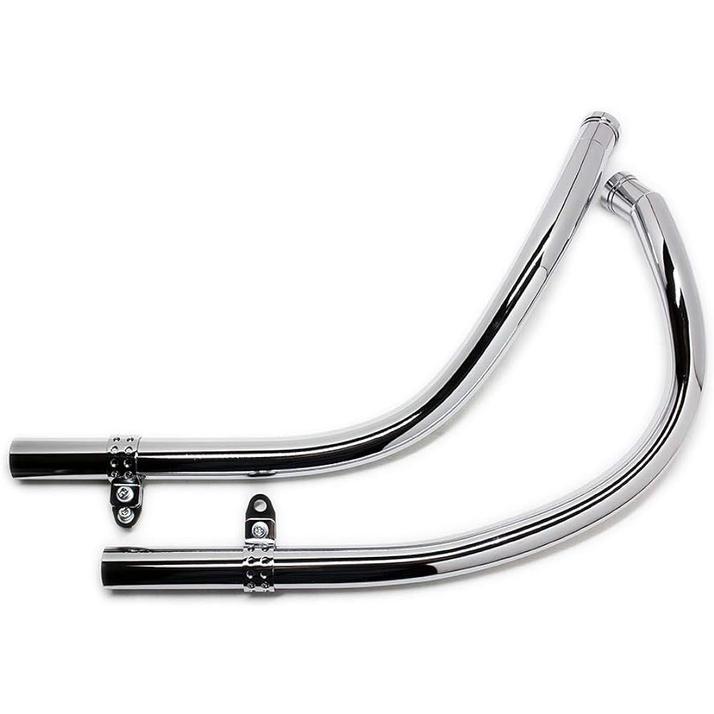 MOTOR ROCK Sportster XL'95-'03 Old Style Hand Bent Muffler Chrome MR-EX157C