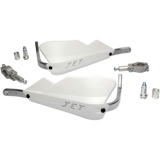 SW-MOTECH: Jet hand guard (22mm handlebar only) White mount kit included | jet-001-00-wh JET-001-00-WH