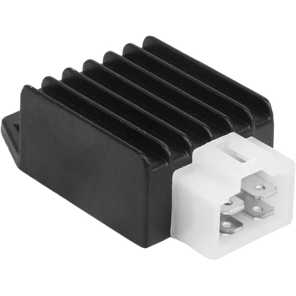 Voltage Regulator 12V Rectifier 4 Pin DEHE, Tao Tao ATA-110 DATA135 125 Coolster 110CC ATV 3050B 3050B-2 3050C 3050D Roketa Kazuma Meerkat 50cc Falcon 90cc ATV Quad Howhit 150cc Go Kart