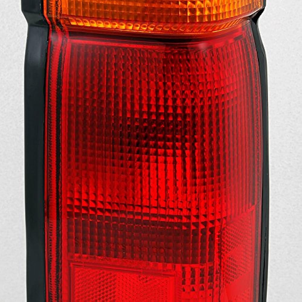 Hard Body D21 Pickup Track Red Red Amber Tail Light Rear Brake Lamp Left+Right replacement pair set