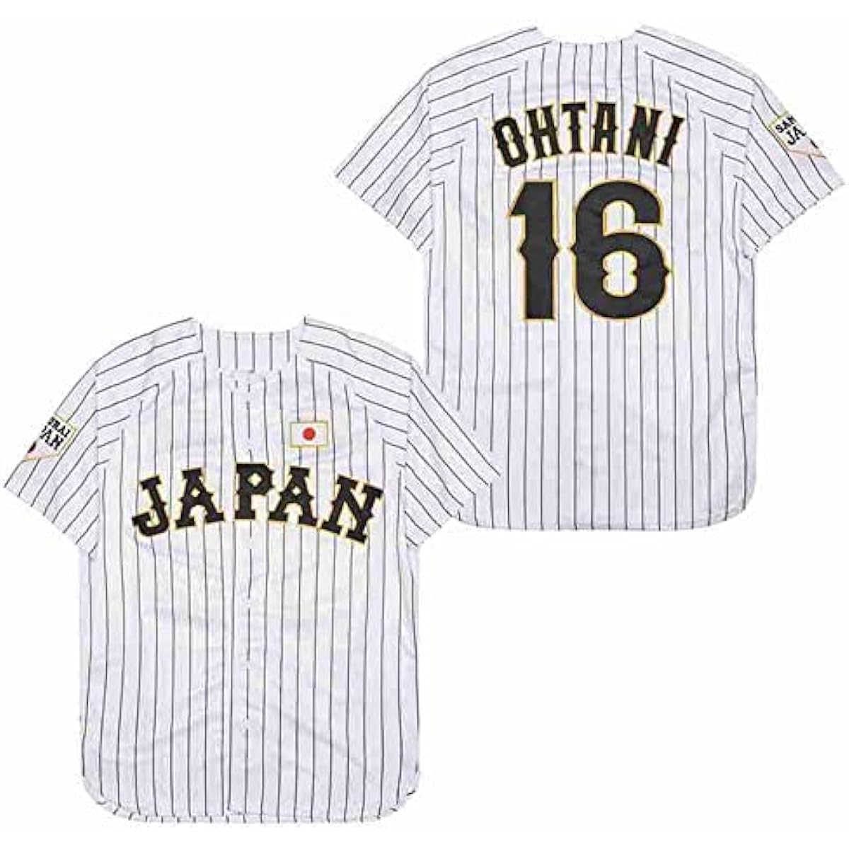 2023 WBC Replica Uniform Uniform Embroidery Samurai Japan Home Baseball Japan National Team Shohei Otani Darvish (1,M)