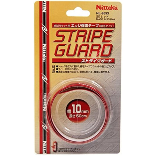 Nittaku Stripe Guard 10mm (6 pieces) Red NL9593 20