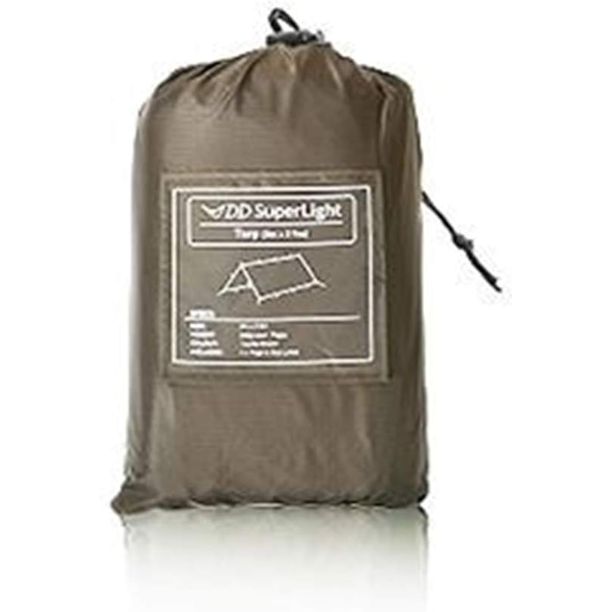 DD SuperLight Tarp Super Light Tarp Lightweight and Compact Perfect for Hammock Shelter (Coyote Brown) [Parallel Import]