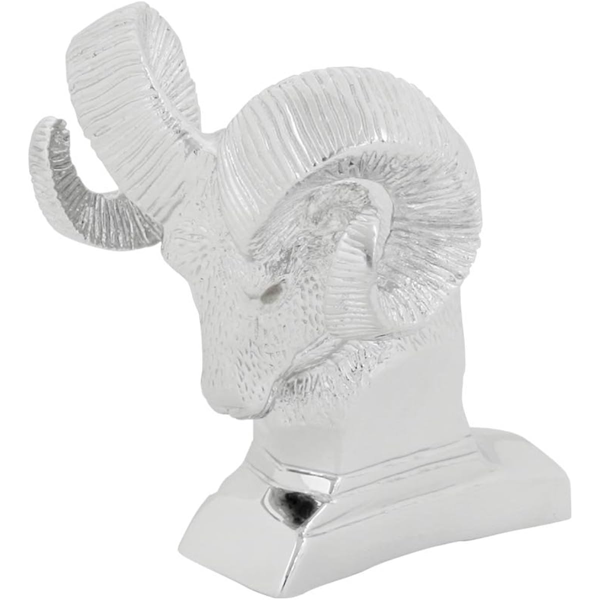 Grand General 48052 Chrome RAM'S HEAD Food Ornament