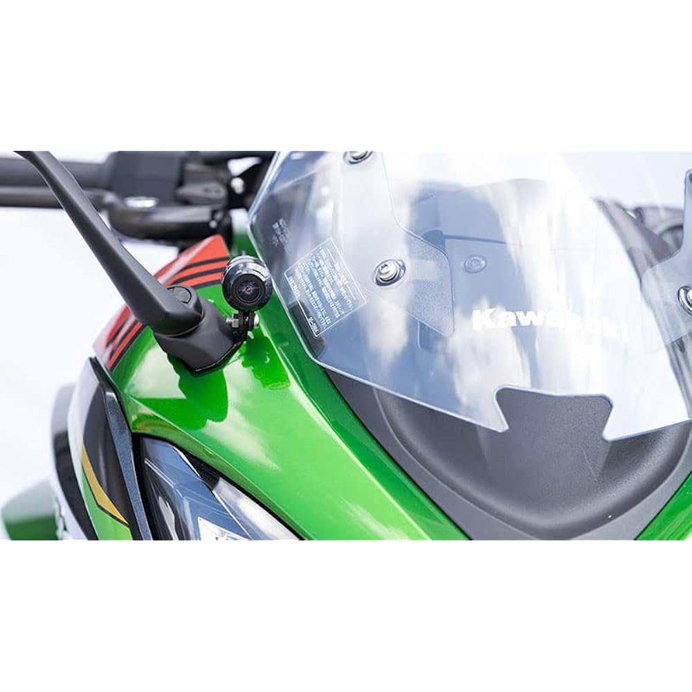 Kijima Motorcycle Bike Parts Camera Stay for Drive Recorder Front Ninja1000SX Steel Black Finish KAWASAKI 304-5192F