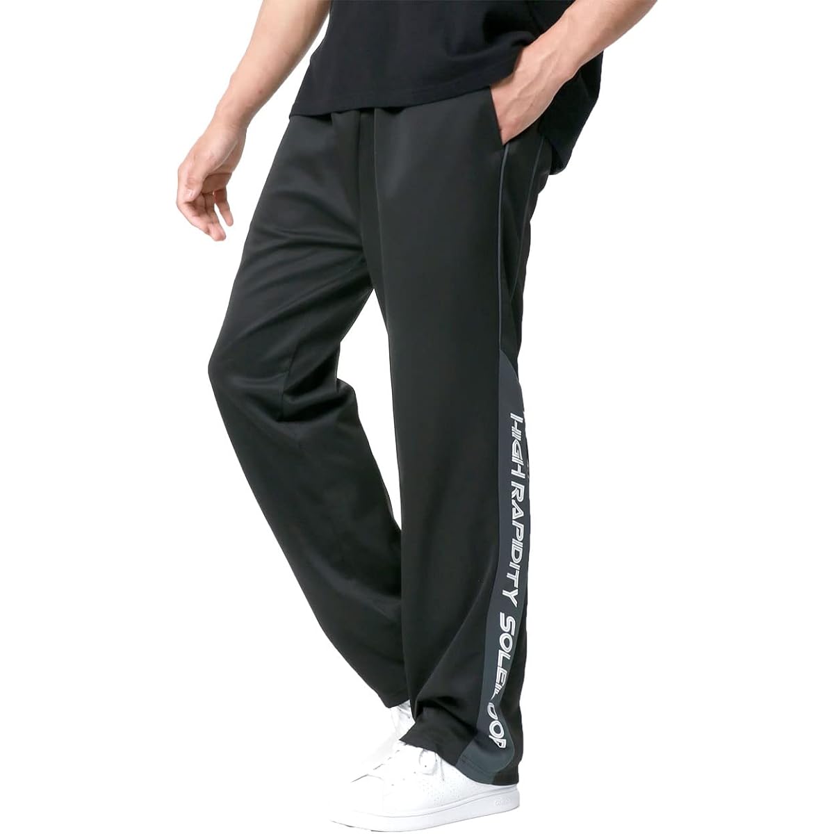 [Soleil Doll] Men's Jersey Bottom Side Logo Color Switching Jersey Pants Easy Pants Bottom Room Wear