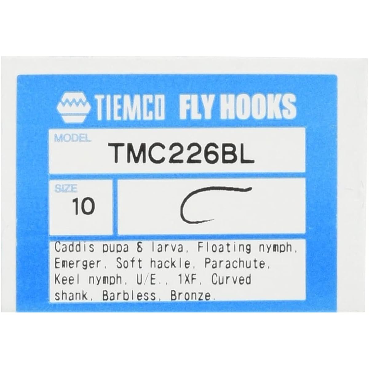 TIEMCO Q100 Hook TMC226BL 0021022601008 Fishhook