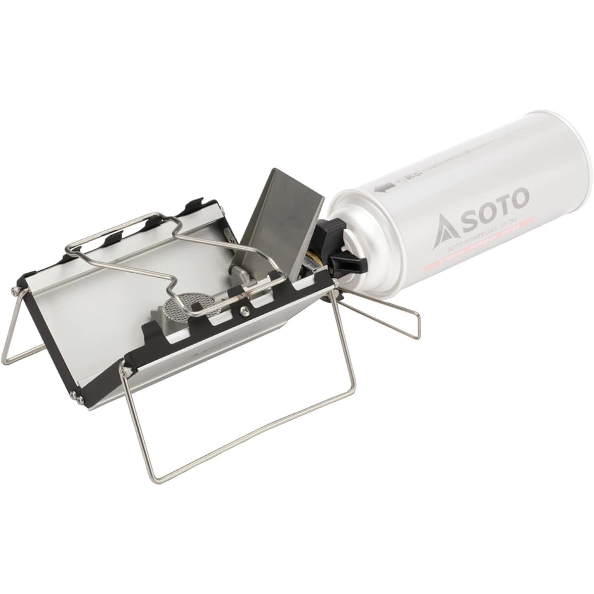 [SOTO] Made in Japan Single Burner Ultra Thin (2.5cm Thickness) with Storage Case Solo Camping Touring G Stove ST-320