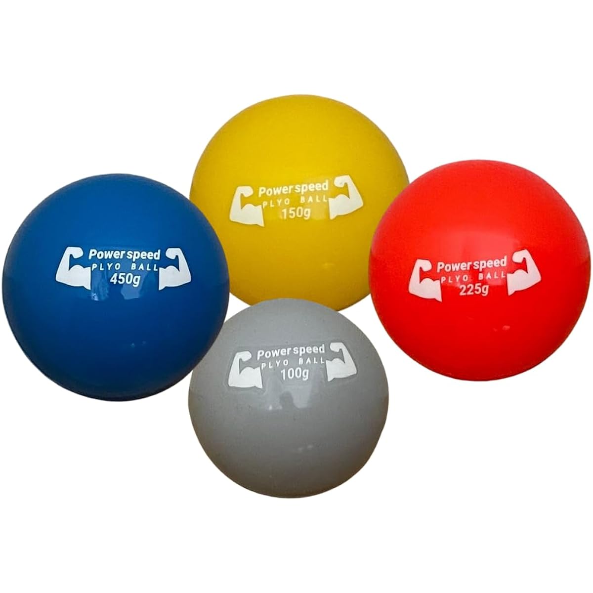 Domestic plyo ball baseball training balls with excellent durability, planned and developed by qualified personnel in collaboration with domestic factories [4-ball set, for junior high school students]