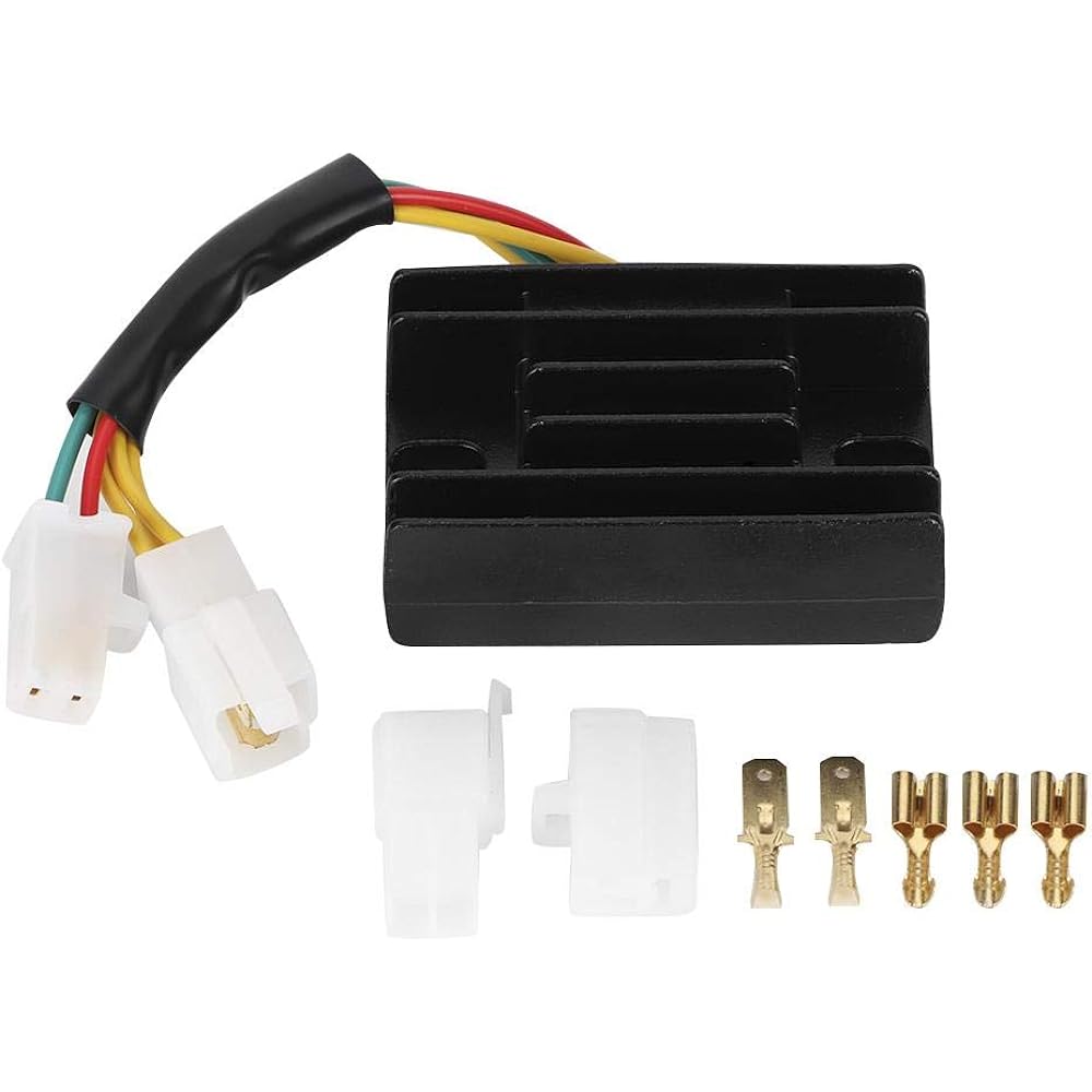 Voltage Rectifier For Suzuki GN125 1982-83 91-97 GZ250 1999-00 02-10 Aluminum Alloy Voltage Regulator Rectifier OE:32800-05300