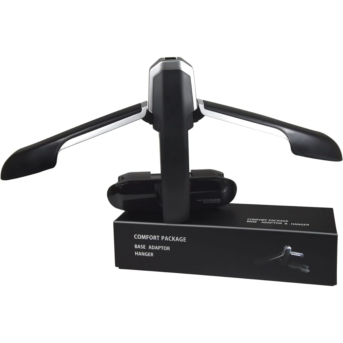 Kwak's Luxury Headrest Hanger, Car Hanger, For Headrests, Suits, Outerwear, Jackets, Easy Installation (Silver)