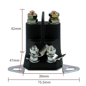Starter Solenoid Relay Toro 106-8245 1068245 471910 Starter Relay Solenoid