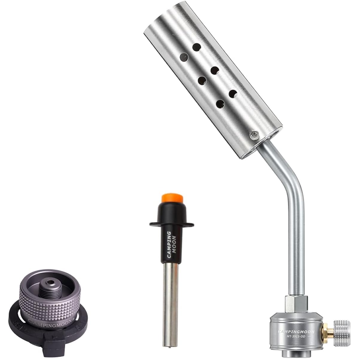 Camping Moon Torch Fire Starter Giga Power 2WAY Torch Camping Bonfire Cooking MT-3915/I-1010 Igniter with adapter for CB cans Can be used for both OD and CB cans