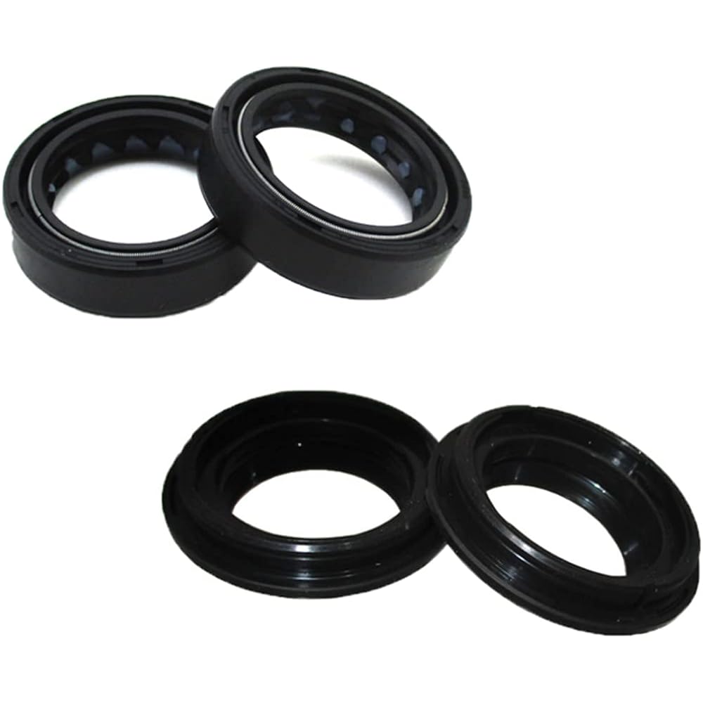 Black Front Fork Seal Dust Cover Set 33x46x11mm 33x46x14mm Pit Dart Bike ATV Quad