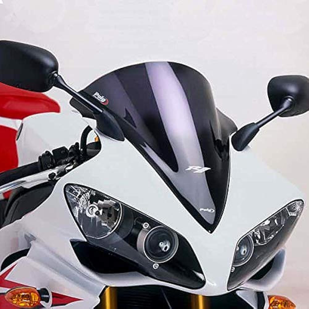 Puig 4365H RACING-SCREEN [SMOKE] YAMAHA YZF-R1(07-08) Puig Screen Cowl Motorcycle Bike Parts