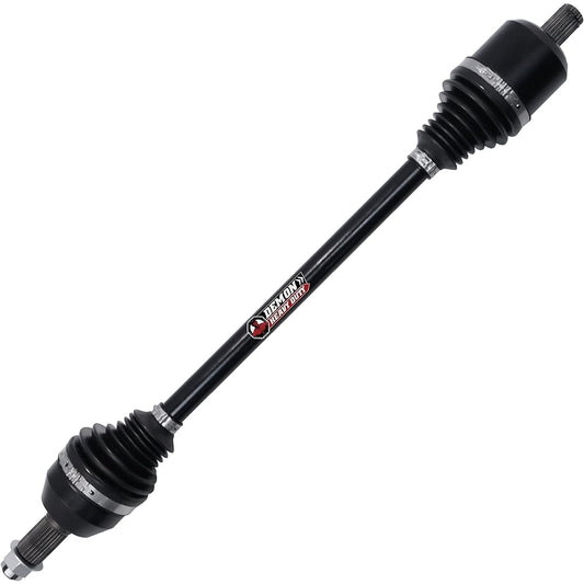 Demon Powersports Rear Left/Right Heavy Duty Axle (2015-20) Polaris General 1000 RZR 900/1000 4340 Chromoly Steel Dual Heat Treated Strength Wider Angle Molybdenum Grease Precision