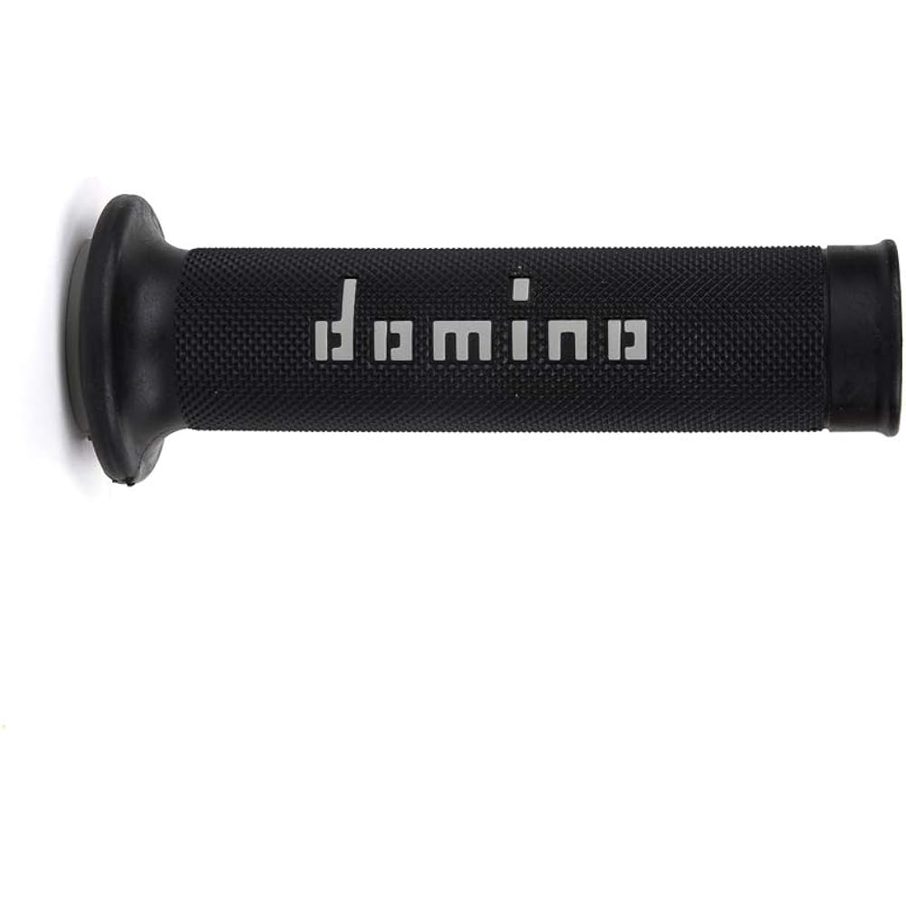 domino Handlebar Grip Lace Type (TZ Grip) 126mm Thermoplastic Rubber Black x Gray A01041C5240