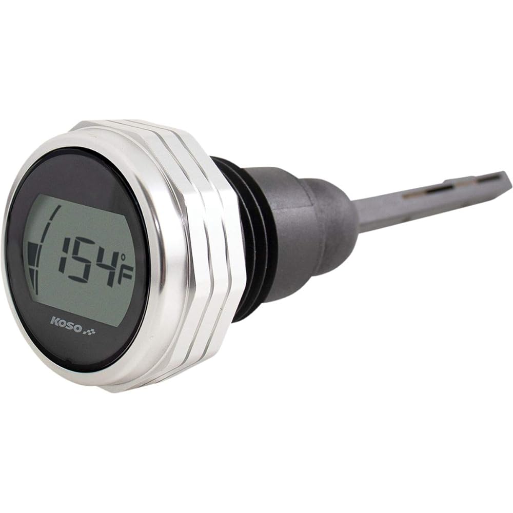 KOSO Harley LCD Oil Dip Stick (2017+ Touring Model) (Silver)