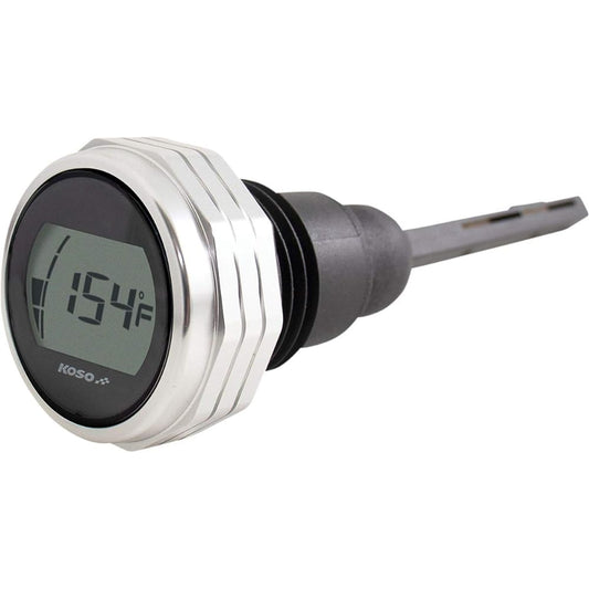 KOSO Harley LCD Oil Dip Stick (2017+ Touring Model) (Silver)