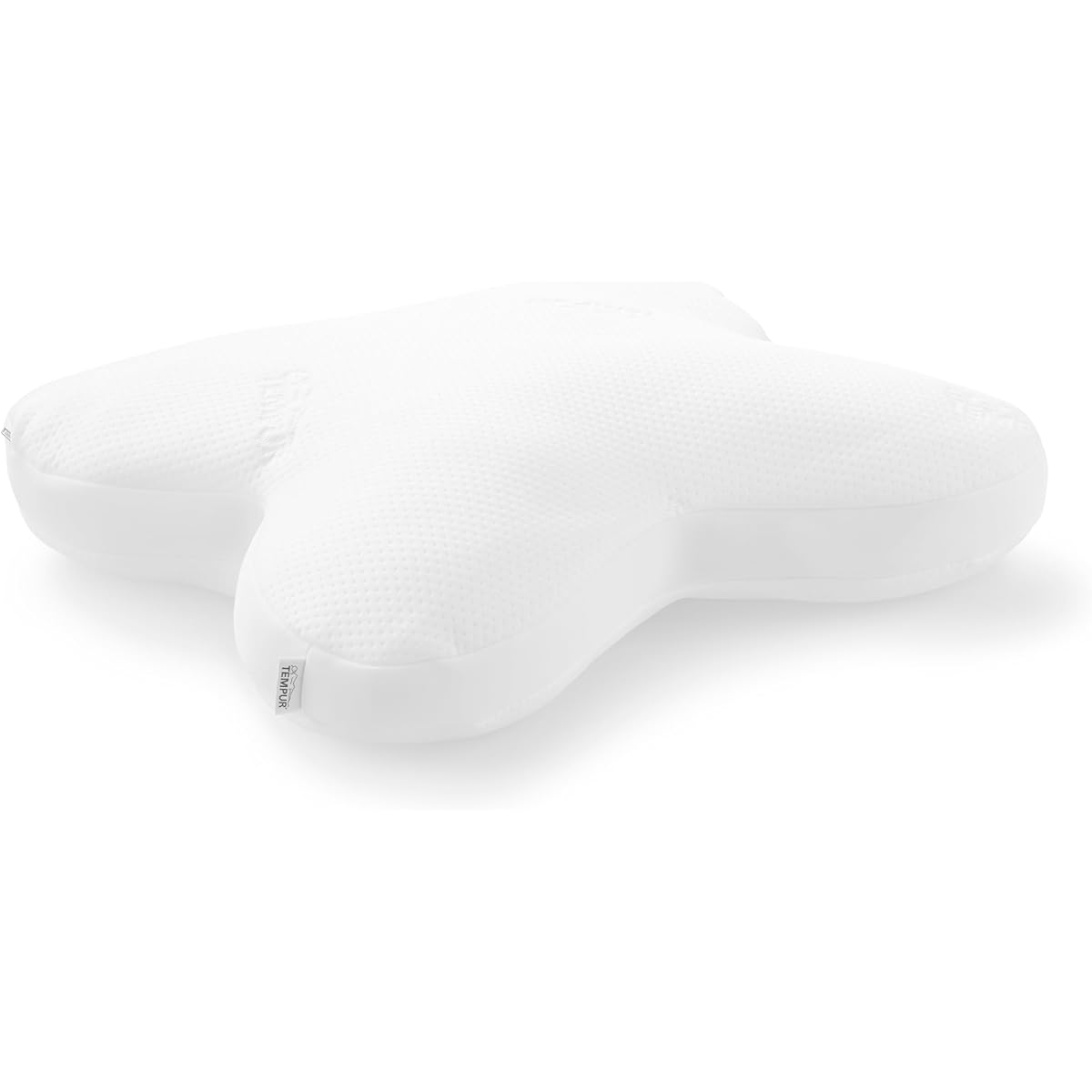 Tempur Pillow, Onbrushio Pillow, White, For sleeping on your stomach, Breathable, Less strain on your neck and back, Can be placed on your back/sideways, Width 60 x Depth 50 cm, Straight neck, Stiff shoulders, Stiff shoulder cover, Washable, Bacterial an