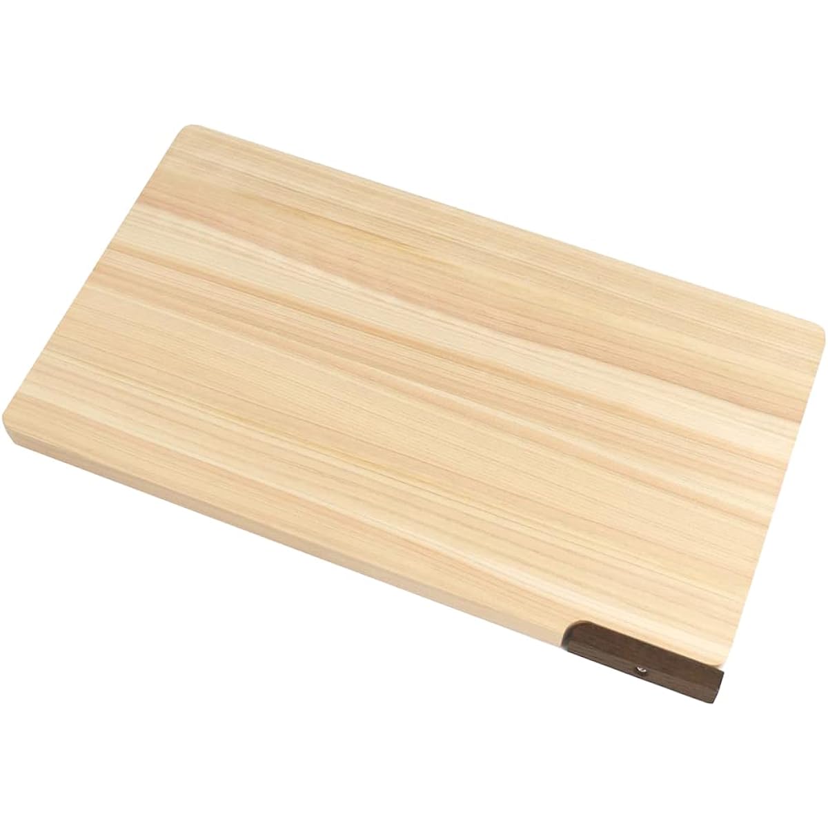 Daiwa Sangyo Cutting Board, Wooden Hinoki, Made in Japan, Mildew Resistant, Comes with Stand, Thick 42cm, Natural