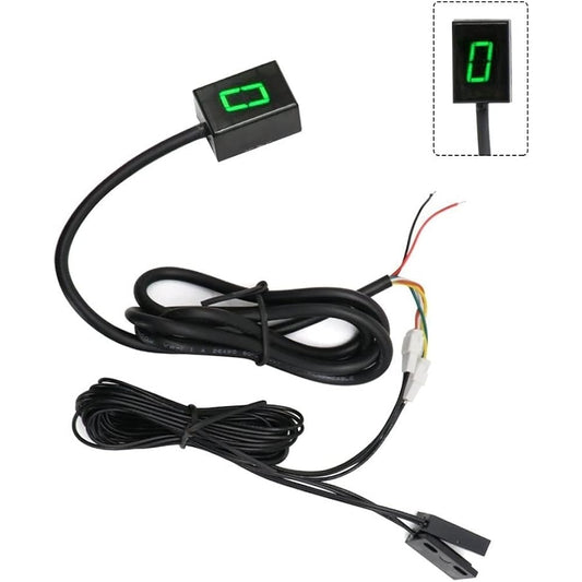 Universal Motorcycle 6 Speed Digital Gear Indicator Motorcycle Display Shift Lever Sensor Kawasaki Motorcycle Accessories