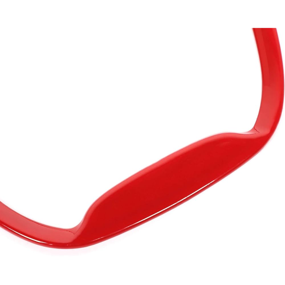 VOODONALA Automobile Control Device Cover Rim 2015-2023 DODGE CHALLENGER CHARGER DURANGO 2014-2023 Jeep Grand Cherokee SRT8 ABS Red 4 pieces