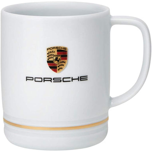 [Porsche Genuine] Mug Coffee Cup Crest Large Made in Germany