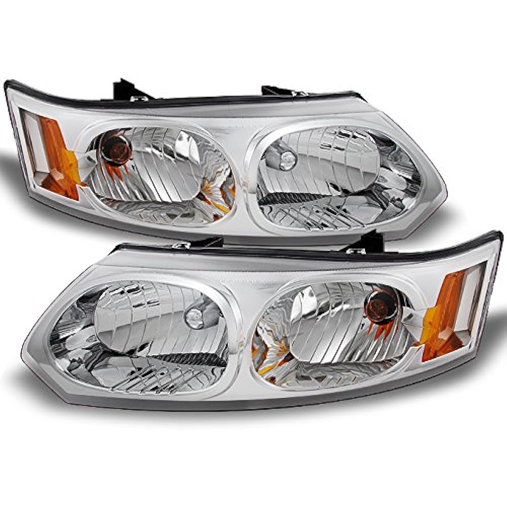 SATURN ION 4 Clear headlight headlamp for door sedan, driver left+passenger seat replacement