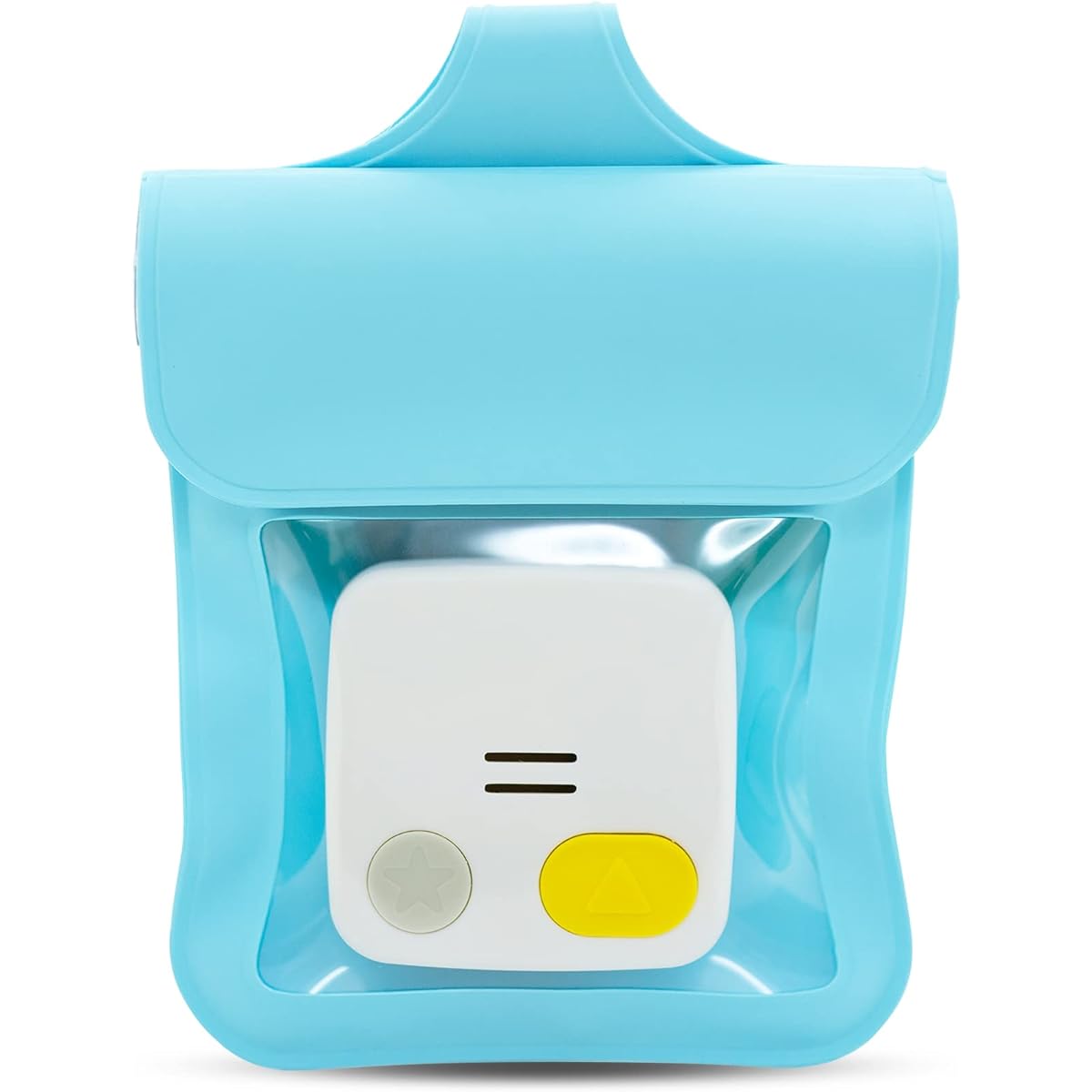 Mimori Child Monitoring GPS Waterproof Case IPX7 3-Stage Zipper Emergency Contact Card [Marine]