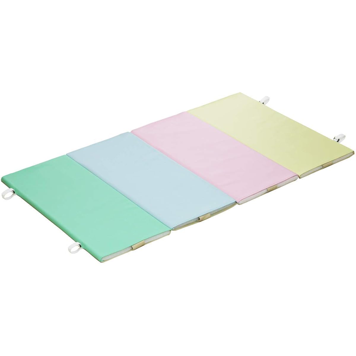 RiZKiZ Cushion Mat for Folding Bars [Pastel x Beige] Dedicated mat that softens the impact and sound of falls, Soundproofing, For Kids, Anti-slip, Comes with a band, Reverse lifting practice