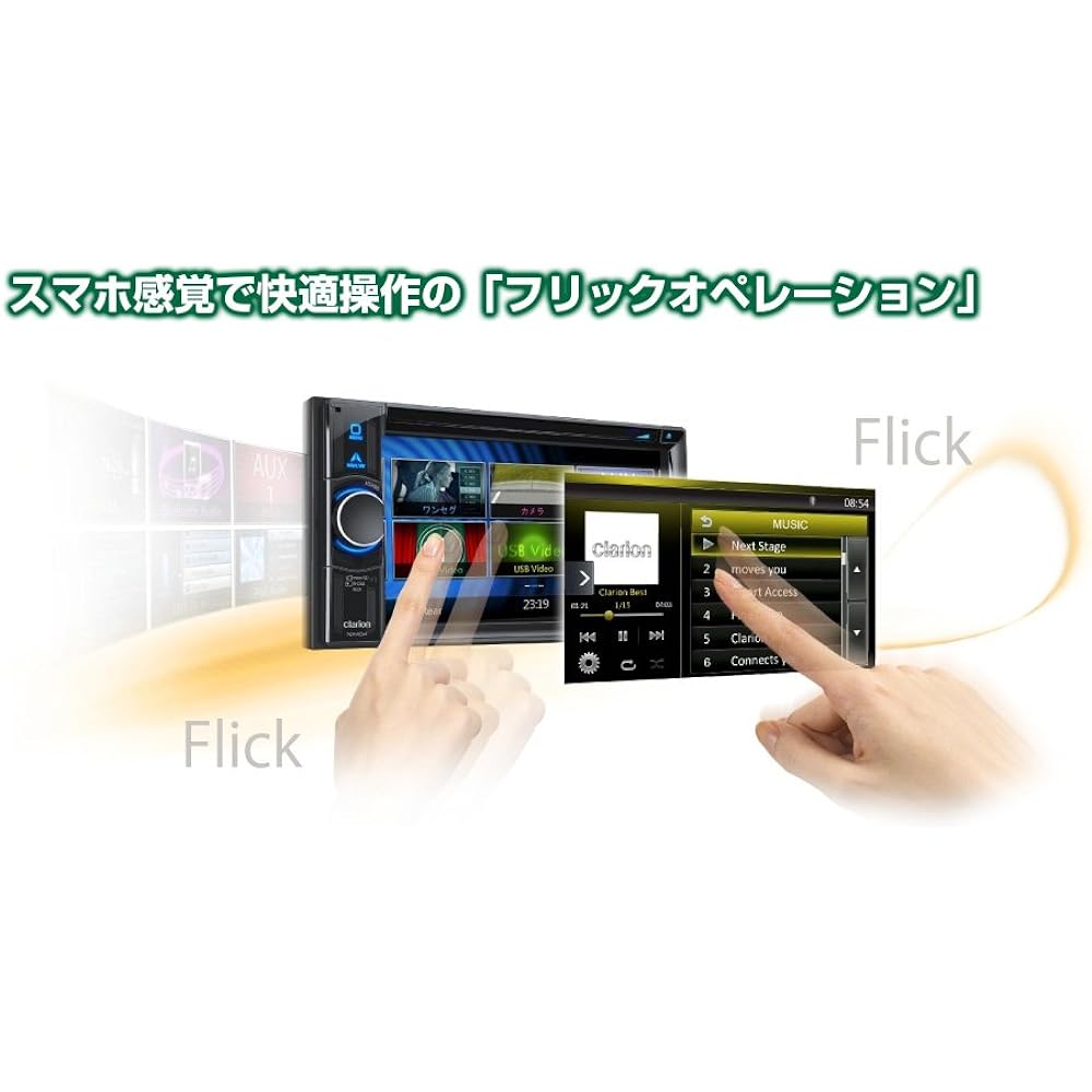 Clarion NX404 Wide 6.2-inch VGA Terrestrial Digital TV/DVD AV Light Navigation NX404