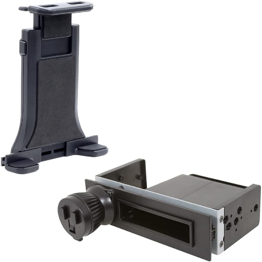 Stand fixed to 1DIN space + various holder set (BSA122 tablet holder 1DIN space stand set)