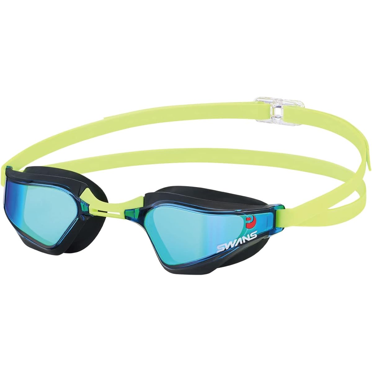 SWANS Made in Japan Swimming Goggles VALKYRIE SR-72MITPAFAB NAVG Navy x MIT Green Mirror Racing Anti-fog Cushioned Fina Approved Model Antibacterial Non-peeling MIT Mirror Lens