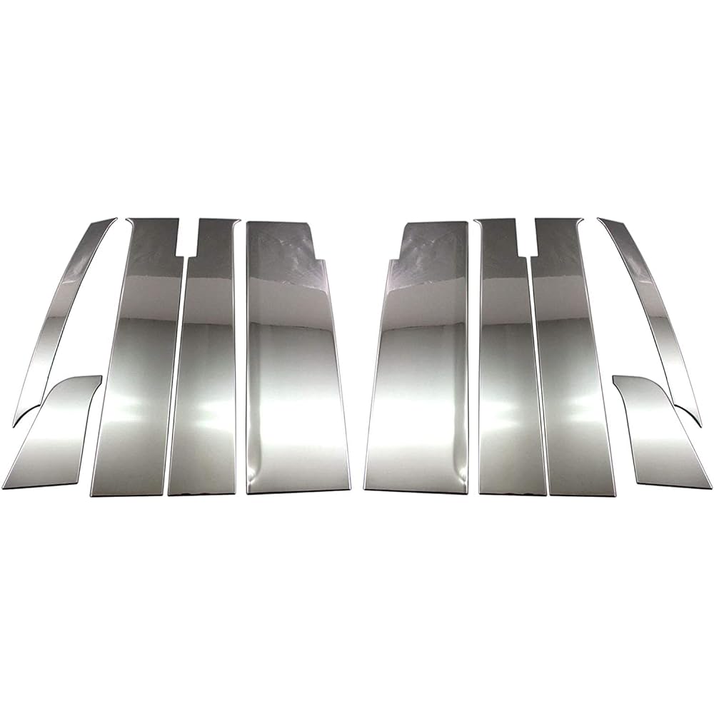 BRIGHTZ Tanto Custom LA650S LA660S Super Mirror Stainless Plated Pillar Panel Visor Useful 10PC [PIL-SIL-442] LA650 LA660 A650 A660 650 660 Tanto Custom 52228