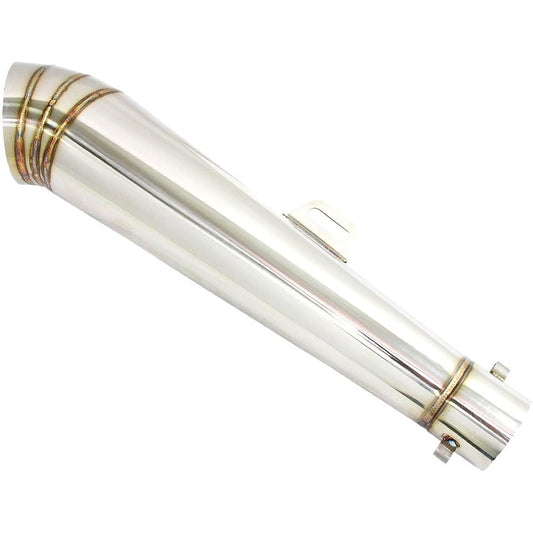 Conical GP silencer muffler φ50.8 general purpose stainless steel with inner baffle lightweight slip-on