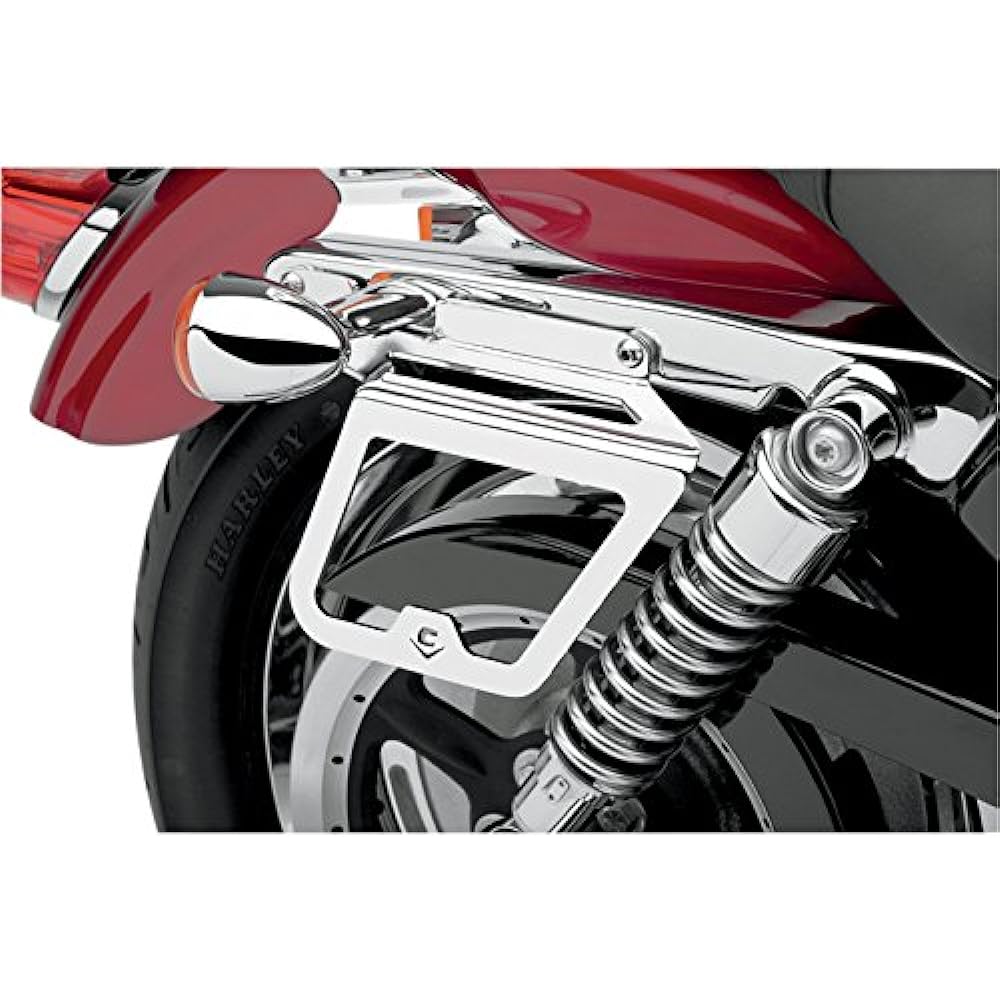 COBRA Chrome Saddle Bag Support Sportster Family XL (04-14) (Excluding XL883N, XL1200N, XL1200X, XL1200V) Harley-Davidson P-3501-0625