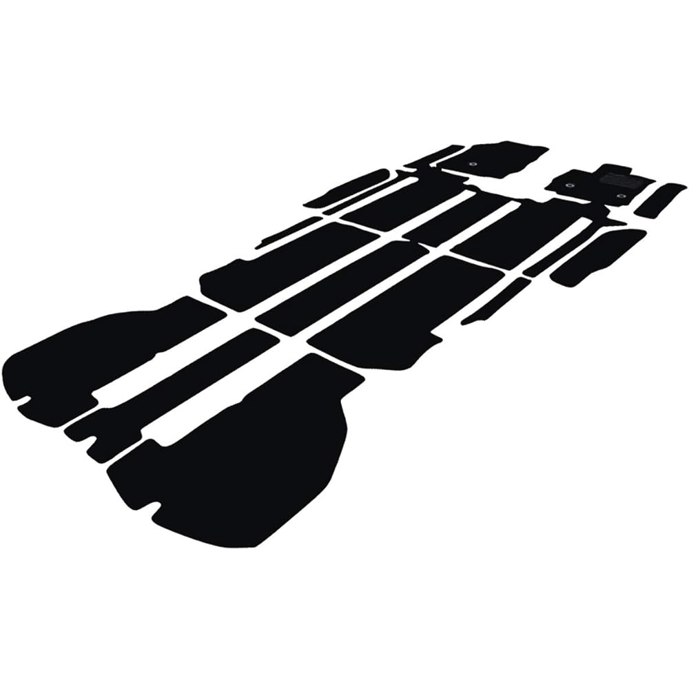 Fenice Car Mat Floor Mat Domestic Production (Toyota Vellfire 30 Series Gasoline Car 7 Seater) <Golden Eyes/Late Model> Black Non-slip Shape Resistant to Slip Car Mat (Car Parts Specialty Store)