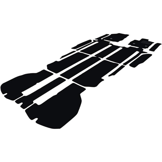 Fenice Car Mat Floor Mat Domestic Production (Toyota Vellfire 30 Series Gasoline Car 7 Seater) <Golden Eyes/Late Model> Black Non-slip Shape Resistant to Slip Car Mat (Car Parts Specialty Store)