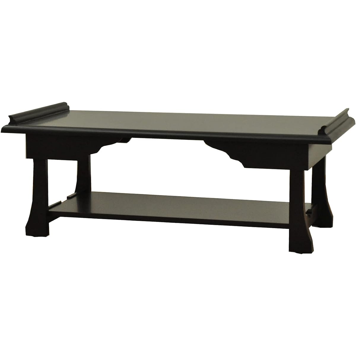 AIS (AIS) offering table width 75cm with shelf black JKU-75T BK